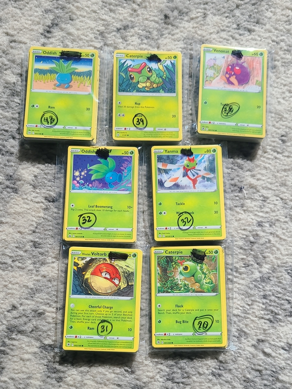 Pokemon Bulk Lot Of 235